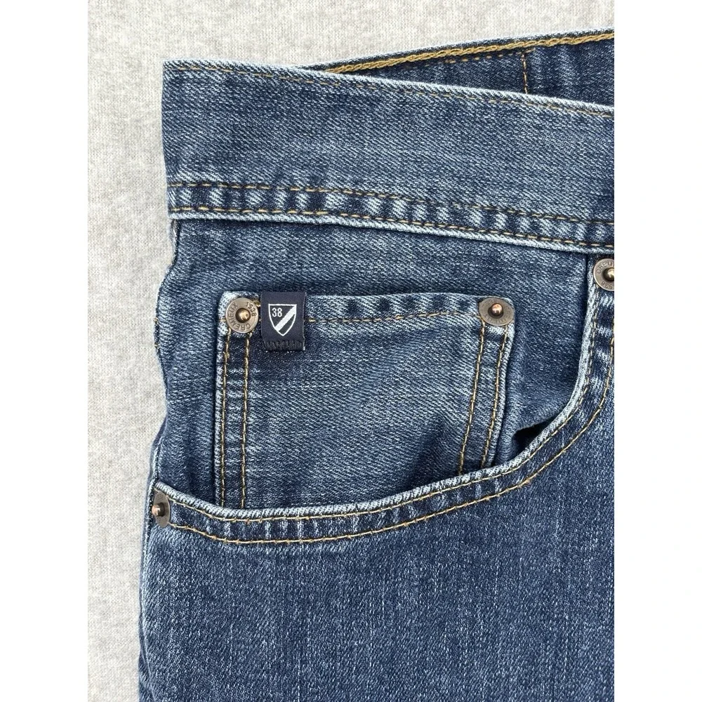 Cremieux Comfort Stretch Men's Jeans 36x34 Straight Leg Blue Denim